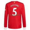Maillot à Manches Longues Manchester United Harry Maguire 5 Domicile 2021-22 Pour Homme